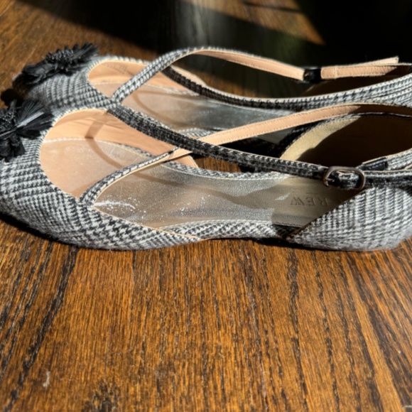 J Crew embellished wool pointy flats - Picture 3 of 5